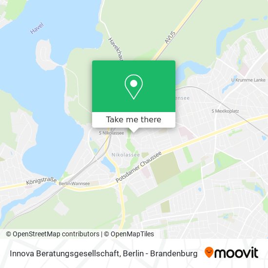 Innova Beratungsgesellschaft map