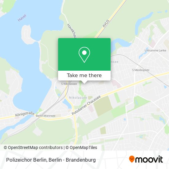 Polizeichor Berlin map