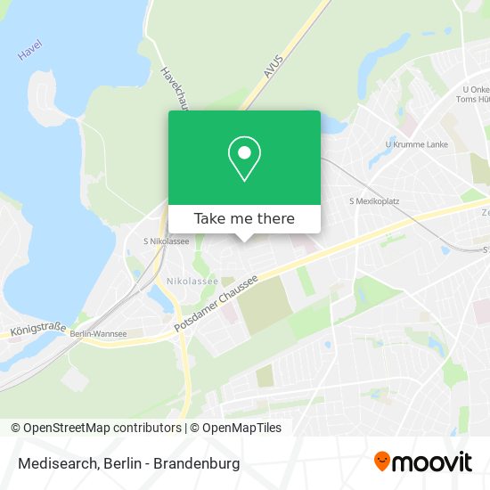 Medisearch map