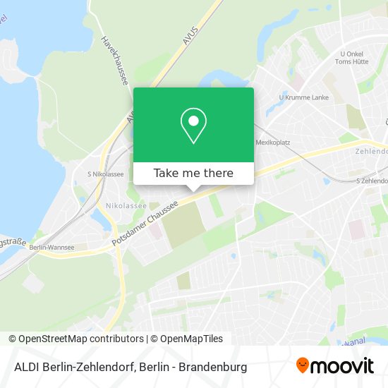 ALDI Berlin-Zehlendorf map