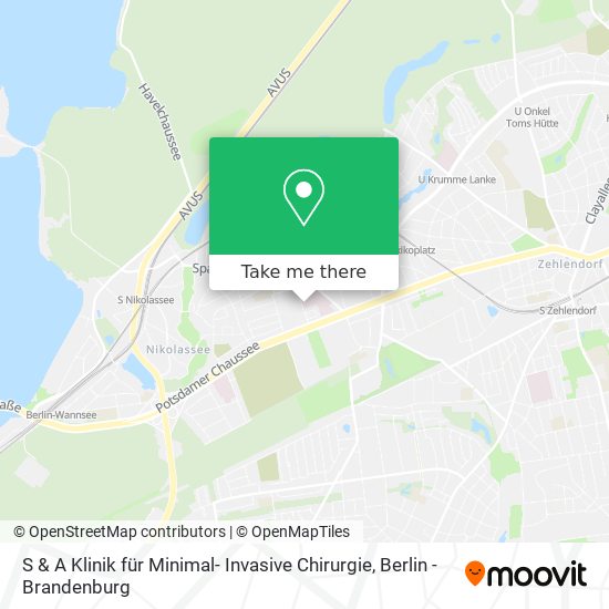 S & A Klinik für Minimal- Invasive Chirurgie map