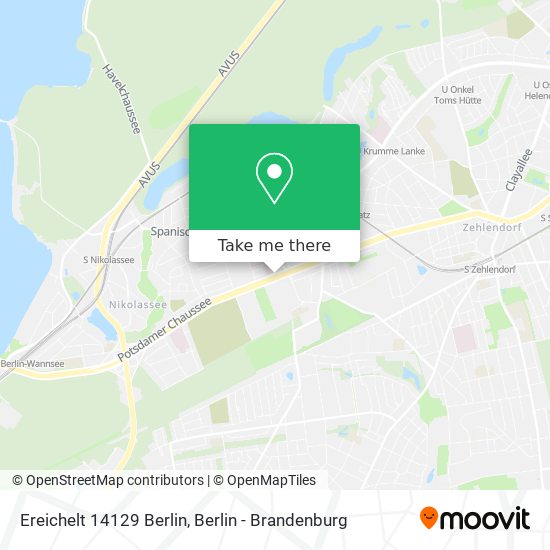 Карта Ereichelt 14129 Berlin