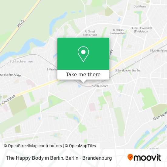 The Happy Body in Berlin map