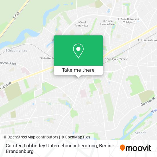 Carsten Lobbedey Unternehmensberatung map