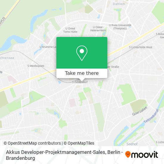 Akkus Developer-Projektmanagement-Sales map