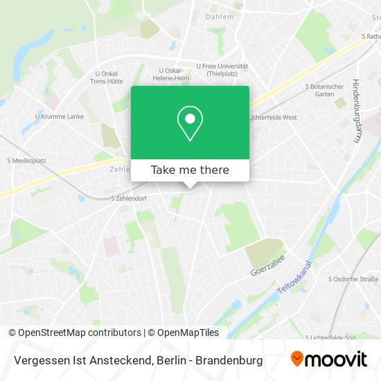 Vergessen Ist Ansteckend map