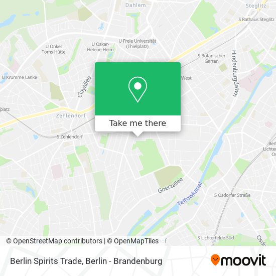 Berlin Spirits Trade map