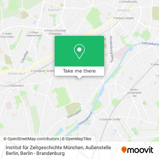 Institut für Zeitgeschichte München, Außenstelle Berlin map