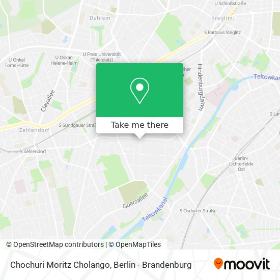 Карта Chochuri Moritz Cholango
