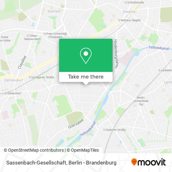 Sassenbach-Gesellschaft map