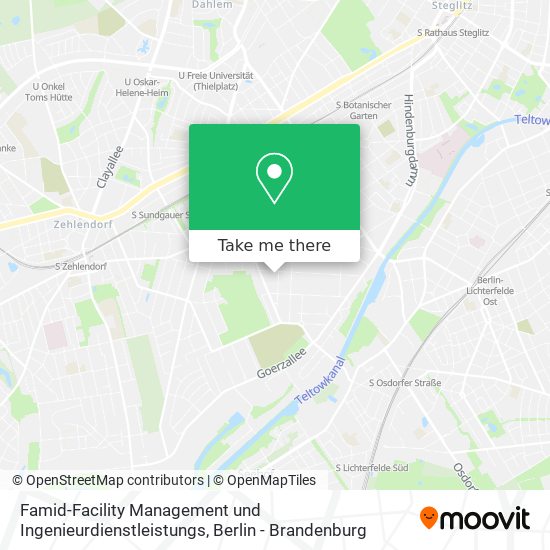 Карта Famid-Facility Management und Ingenieurdienstleistungs