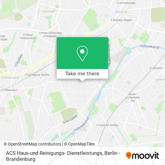 ACS Haus-und Reinigungs- Dienstleistungs map