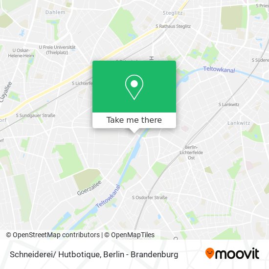 Schneiderei/ Hutbotique map