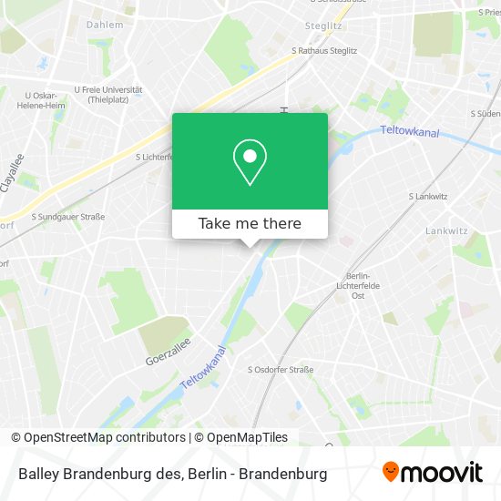 Balley Brandenburg des map