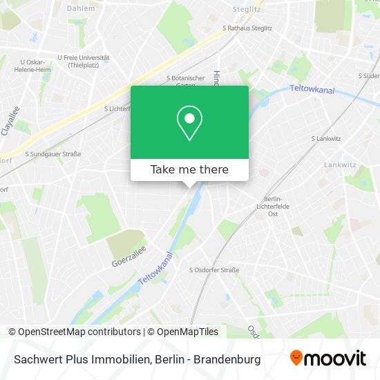 Sachwert Plus Immobilien map