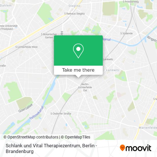 Schlank und Vital Therapiezentrum map