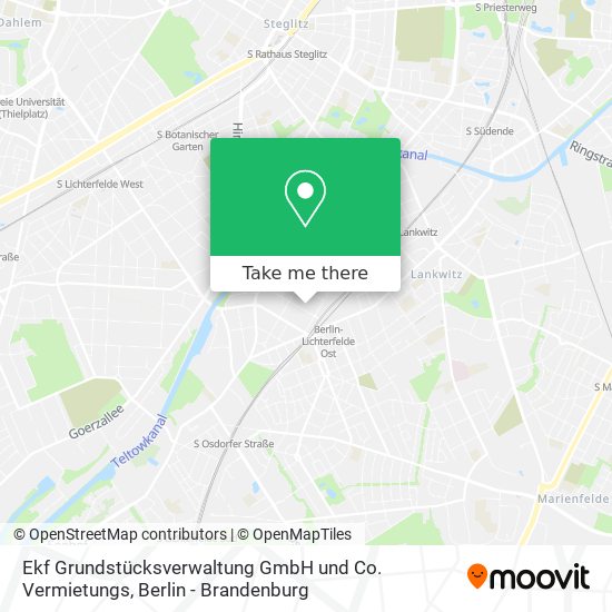 Ekf Grundstücksverwaltung GmbH und Co. Vermietungs map