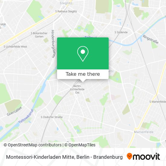 Карта Montessori-Kinderladen Mitte