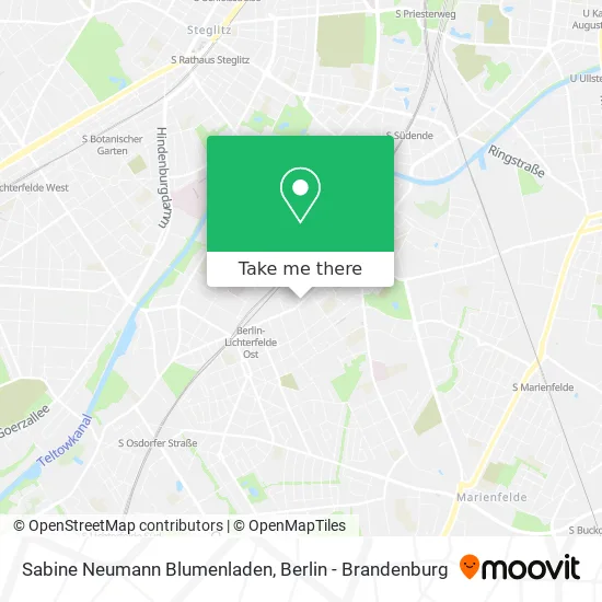 Карта Sabine Neumann Blumenladen