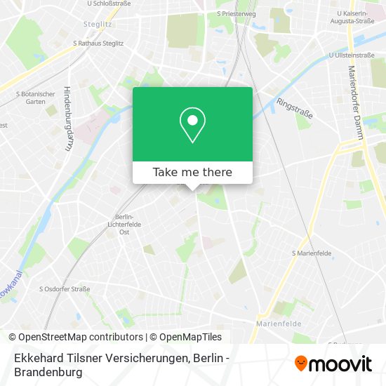 Ekkehard Tilsner Versicherungen map