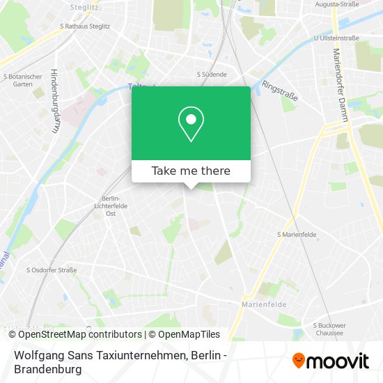 Wolfgang Sans Taxiunternehmen map