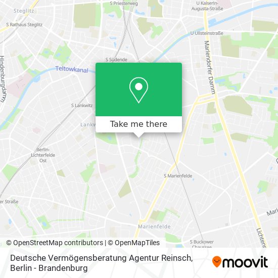 Deutsche Vermögensberatung Agentur Reinsch map