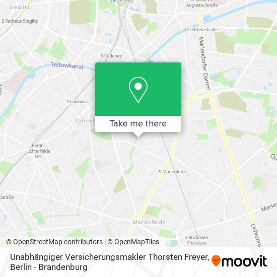 Unabhängiger Versicherungsmakler Thorsten Freyer map