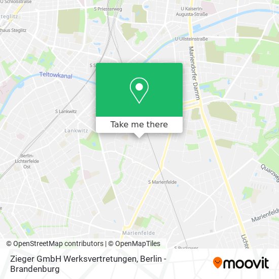 Zieger GmbH Werksvertretungen map