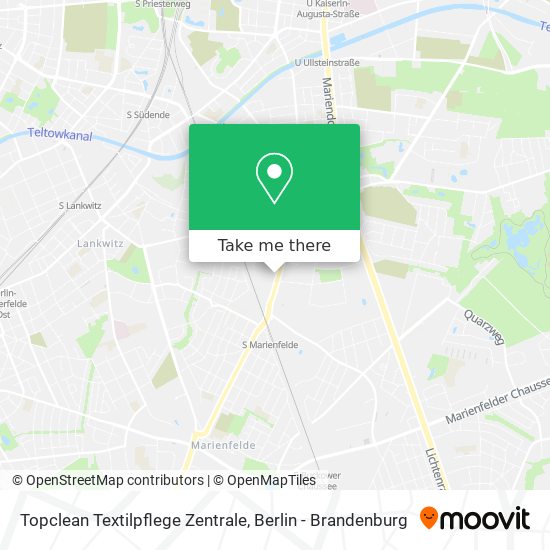 Topclean Textilpflege Zentrale map