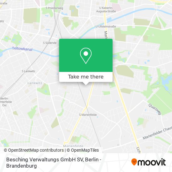 Карта Besching Verwaltungs GmbH SV