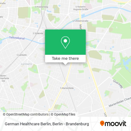 German Healthcare Berlin map