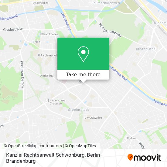 Карта Kanzlei Rechtsanwalt Schwonburg