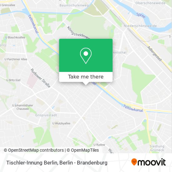 Tischler-Innung Berlin map