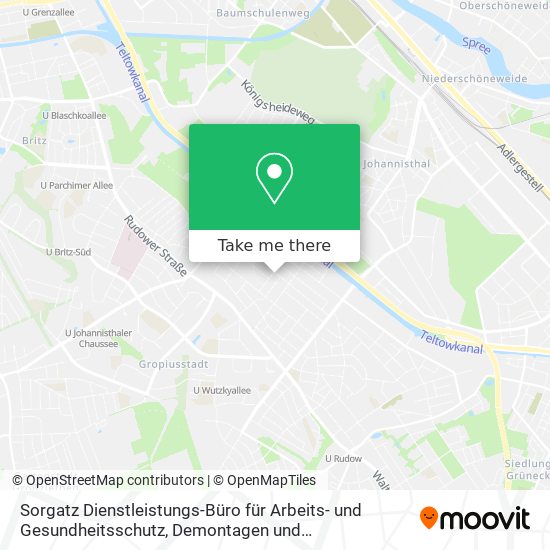 Sorgatz Dienstleistungs-Büro für Arbeits- und Gesundheitsschutz, Demontagen und Gefahrstoffsanierun map