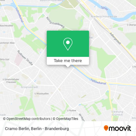Cramo Berlin map