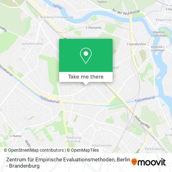 Карта Zentrum für Empirische Evaluationsmethoden