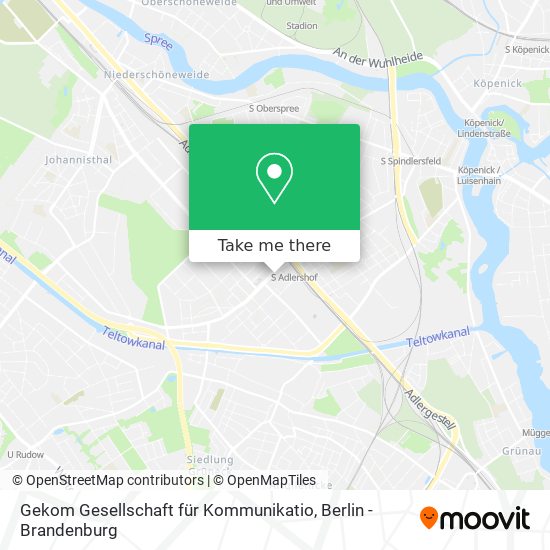 Карта Gekom Gesellschaft für Kommunikatio