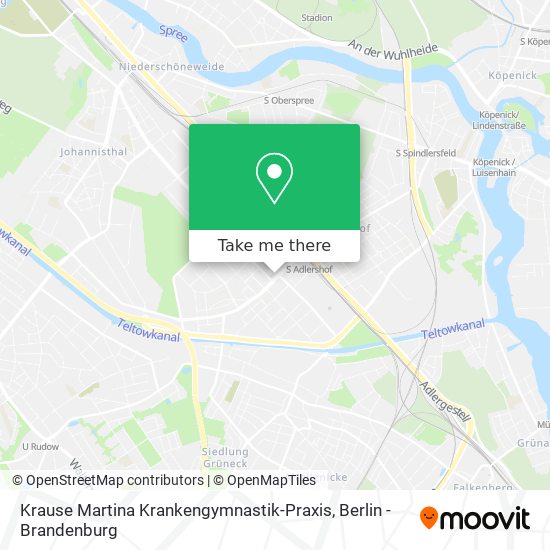 Krause Martina Krankengymnastik-Praxis map