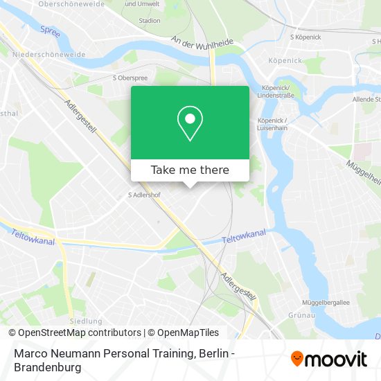 Marco Neumann Personal Training map