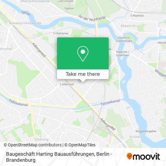 Карта Baugeschäft Harting Bauausführungen