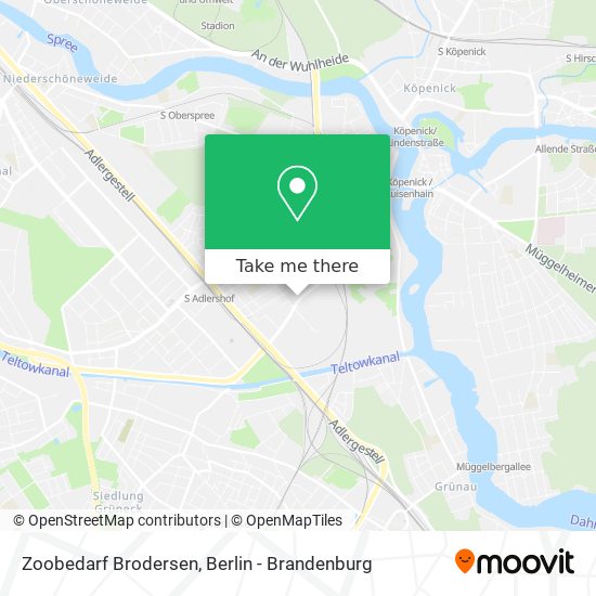 Zoobedarf Brodersen map