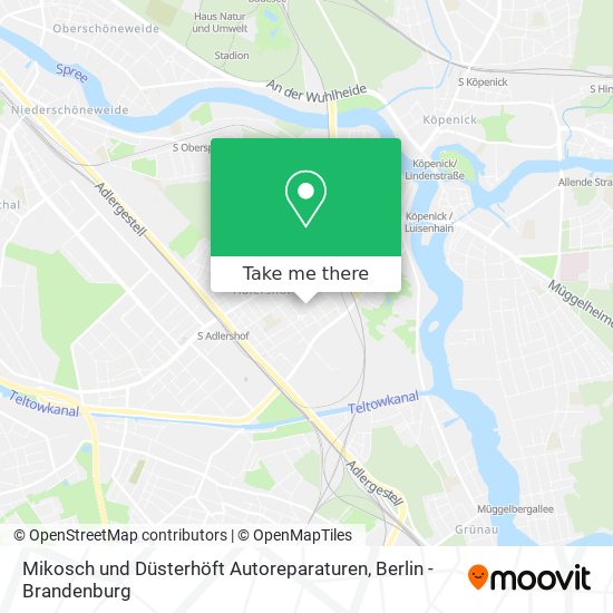 Mikosch und Düsterhöft Autoreparaturen map