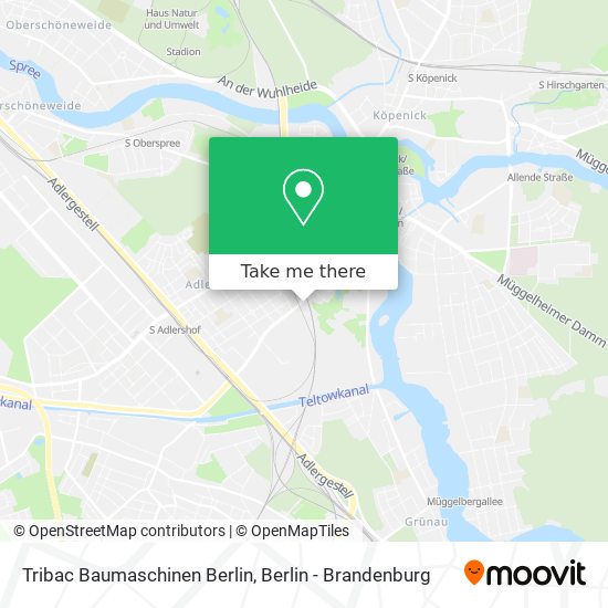 Карта Tribac Baumaschinen Berlin