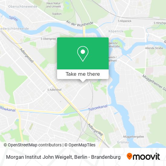 Morgan Institut John Weigelt map
