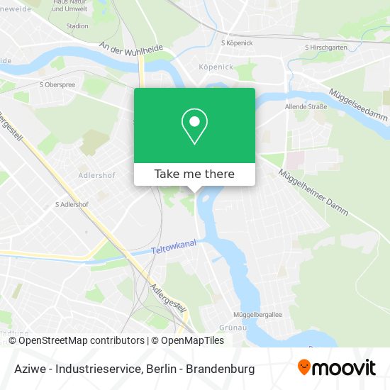 Aziwe - Industrieservice map