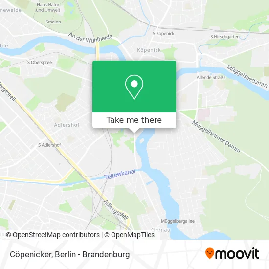 Карта Cöpenicker