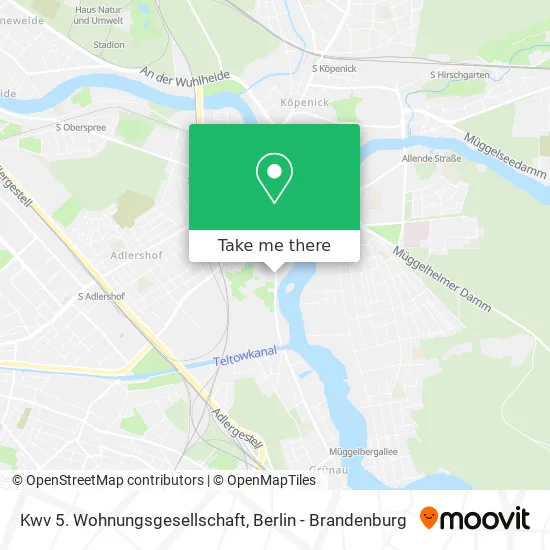 Kwv 5. Wohnungsgesellschaft map