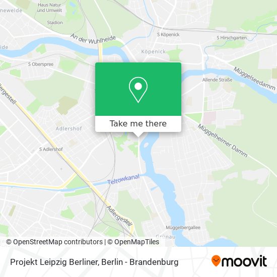 Projekt Leipzig Berliner map