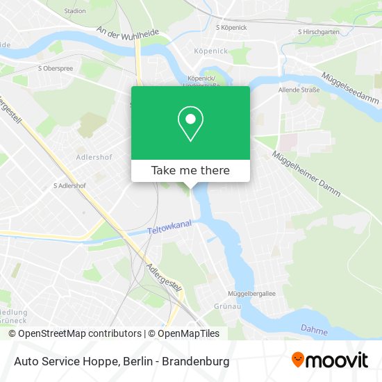 Auto Service Hoppe map