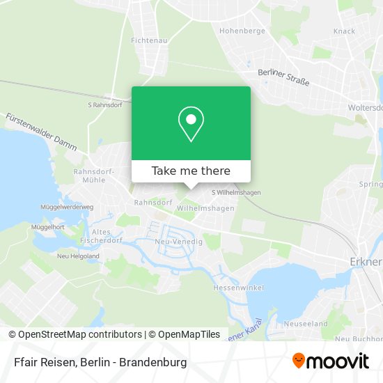 Ffair Reisen map